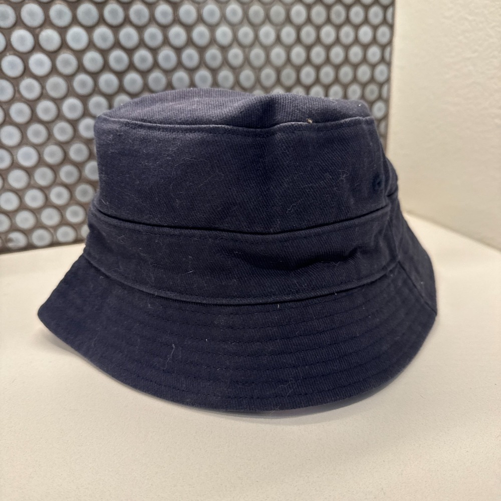Vintage GAP Bucket Hat Cap Blue Adult Fitted M/L 100% Cotton Y2K Streetwear